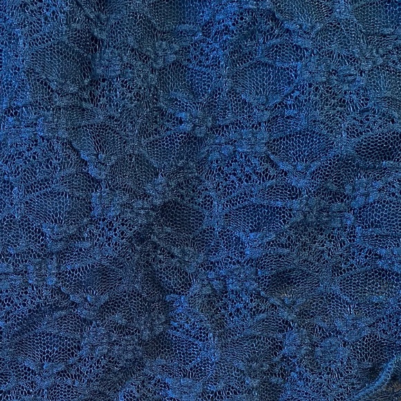 See You Monday Asymmetrical Lace Long Sleeve Top - Picture 2 of 6